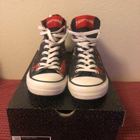 Converse Other - Harley's Quinn High Top Converse